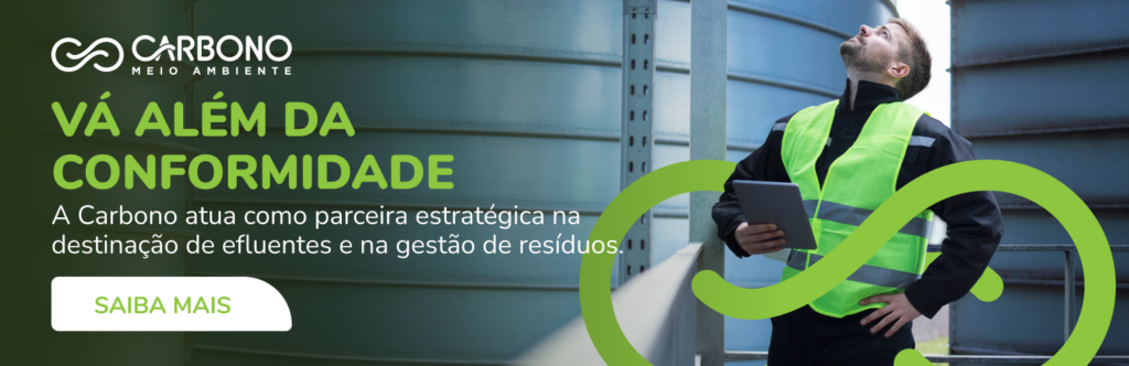 Destinação de efluentes e gestão de resíduos
